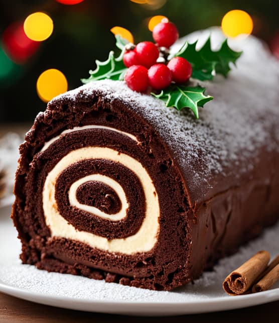 Comment rouler une bûche de Noël