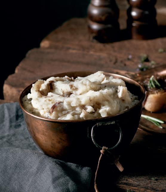 Purée de topinambours et pommes de terre