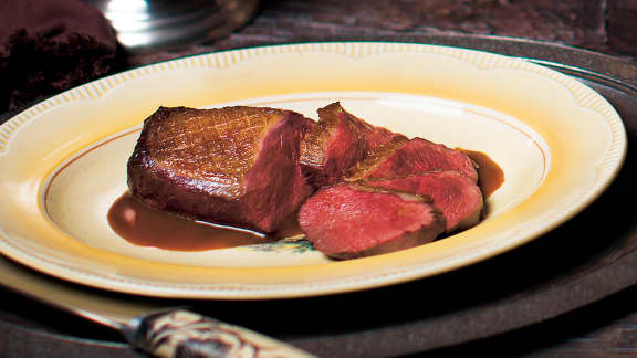 Magret de canard sauce au thé Earl Grey