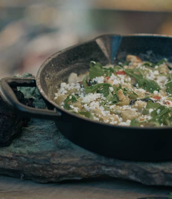 Gnocchis à la ricotta et aux champignons sauvages