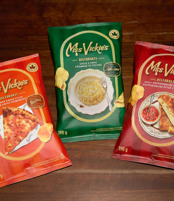Miss Vickie’s lance de nouvelles croustilles inspirées des meilleurs restos italiens du Canada