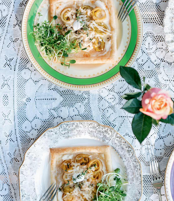 Tartelettes à la tombée de poireaux