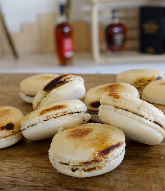 Macaron au rhum et au chocolat