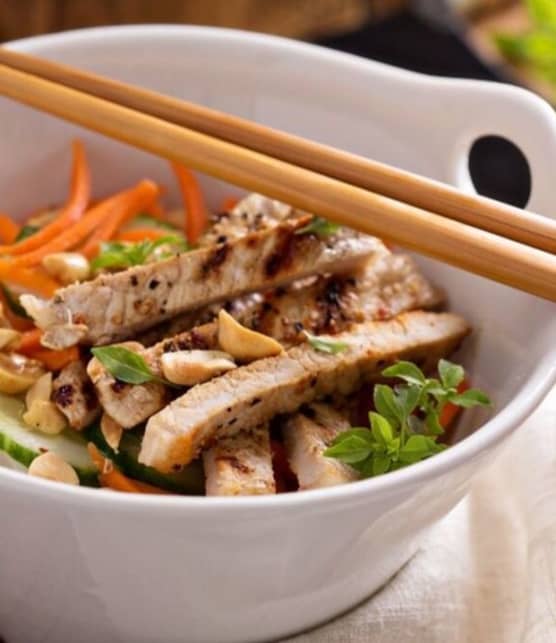 Salade asiatique de poulet