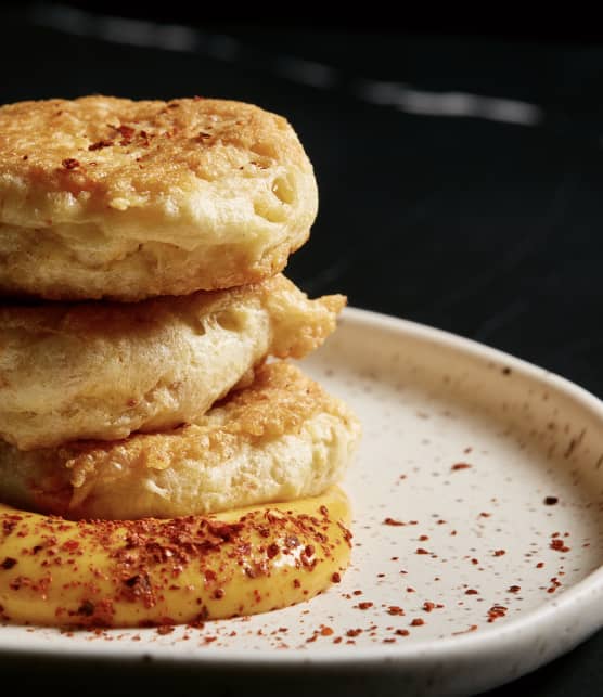 Crab cake, mayonnaise épicée