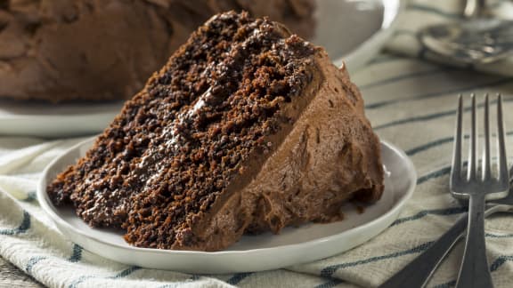 Gâteau au chocolat végétalien