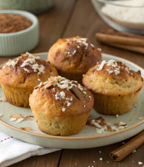 Muffins sirop d'érable et son