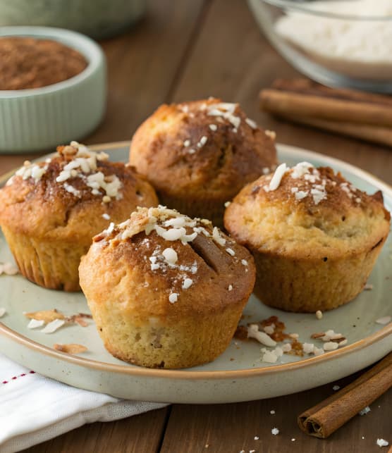 Muffins sirop d'érable et son