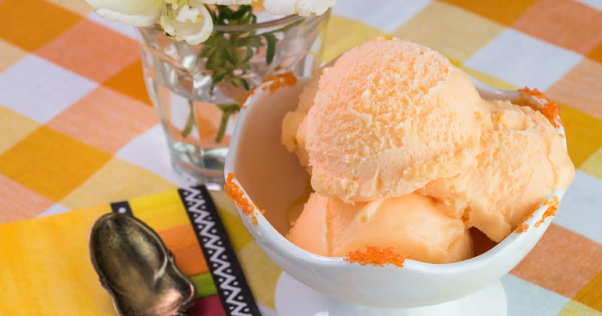 Recette de crème glacée aux carottes