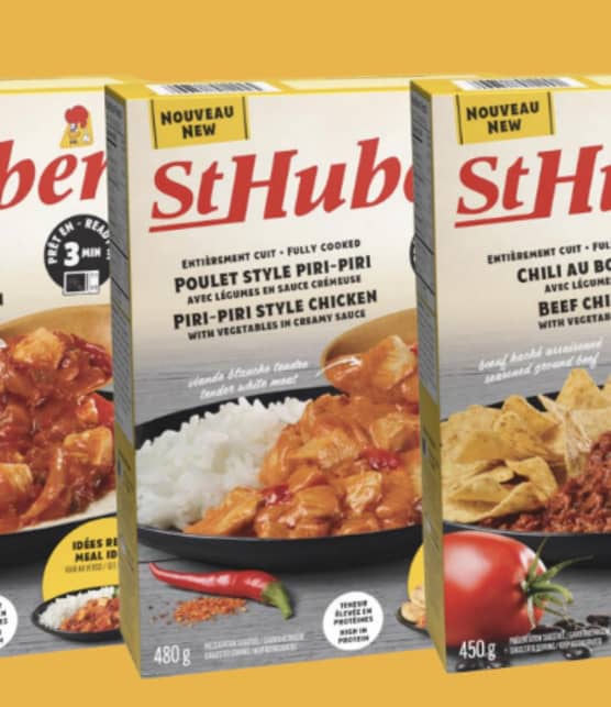 Les rôtisseries St-Hubert lancent des produits prêts-à-manger!