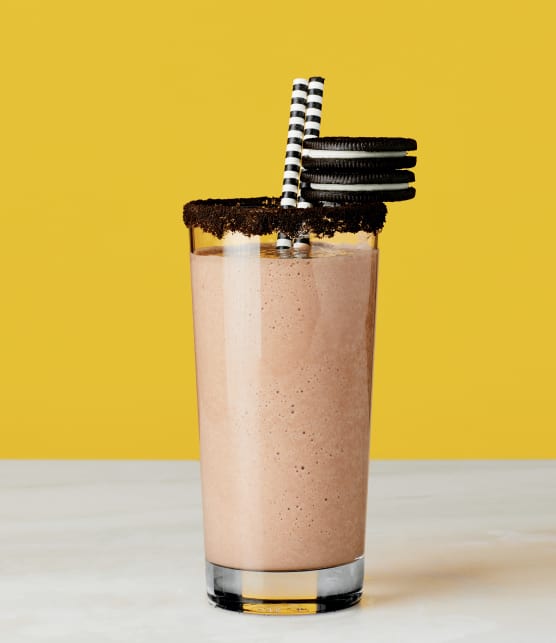 Lait frappé aux bananes et au chocolat