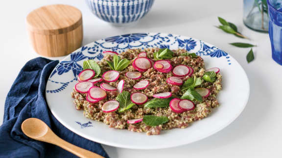 kébbé nayé ou tartare d'agneau