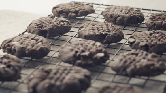 Biscuits au chocolat végétaliens