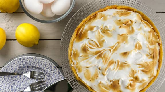 Tarte au citron meringuée