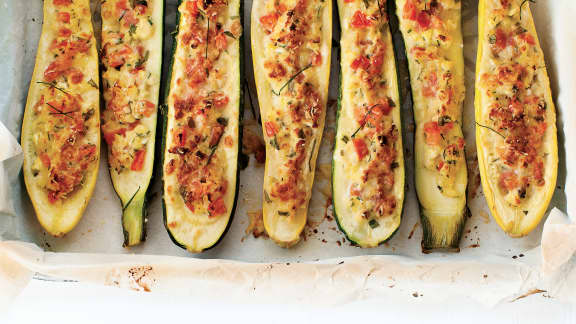 Courgettes farcies