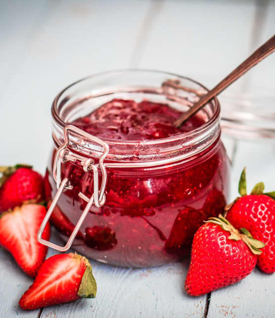 Confiture aux fraises sans cuisson