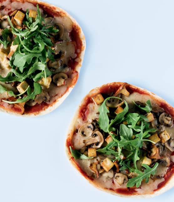 Pizza express aux champignons