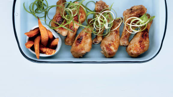 Pilons de poulet à l'ananas asiatiques
