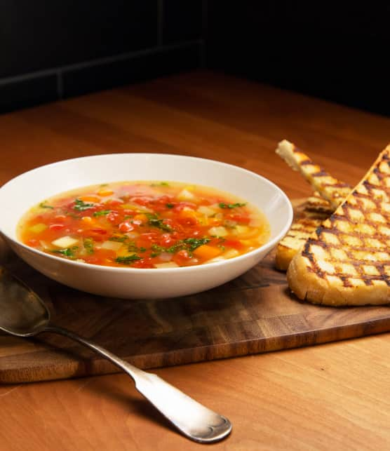 Soupe aux légumes santé