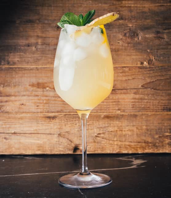 Sangria poire et gingembre