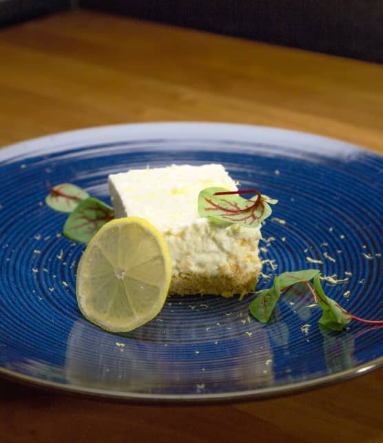 Carré au citron et fromage