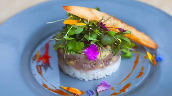 Tartare de thon Albacore à l’ananas