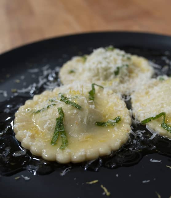 Medaglioni à la ricotta et aux épinards