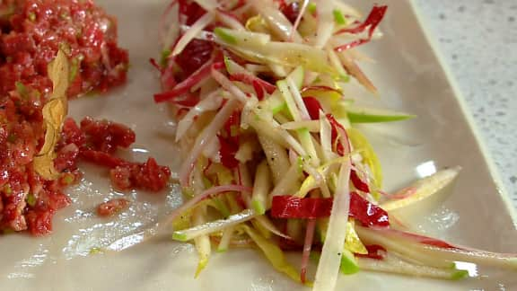 salade d’endives et de pommes Granny Smith