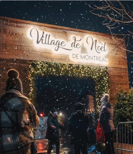Un party raclette au Village de Noël de Montréal