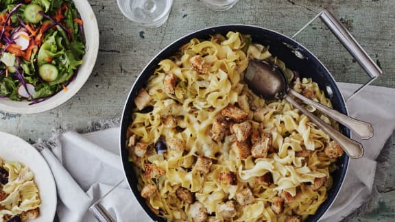 Vendredi : Casserole au thon & salade du jardin