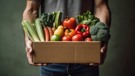 Cette épicerie propose des paniers à prix réduit