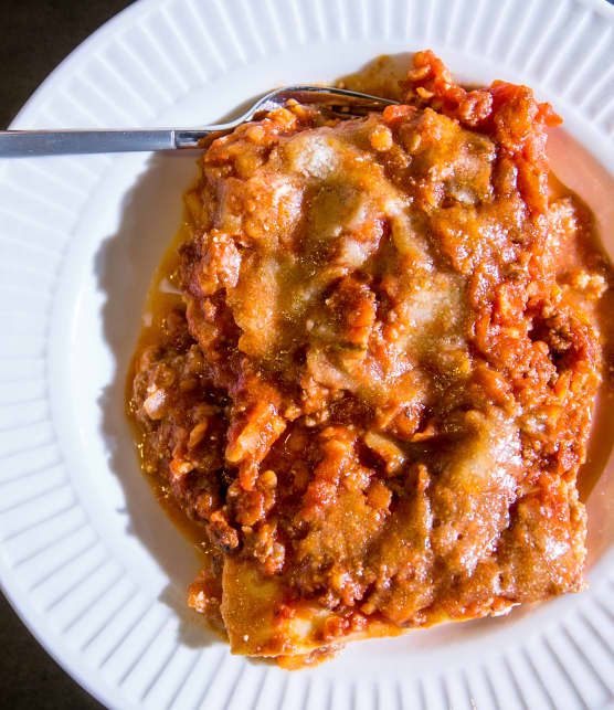 Lasagne bolognaise aux lentilles