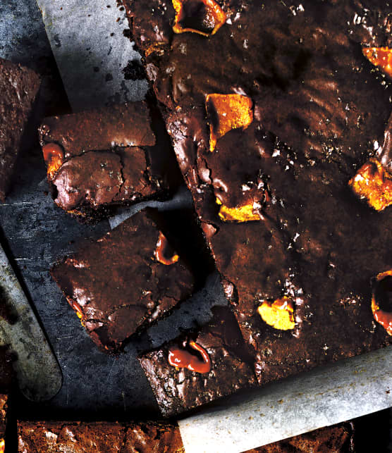 Brownies aux pistaches et canneberges