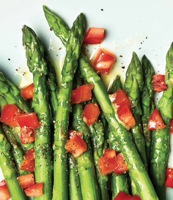 Asperges vinaigrette