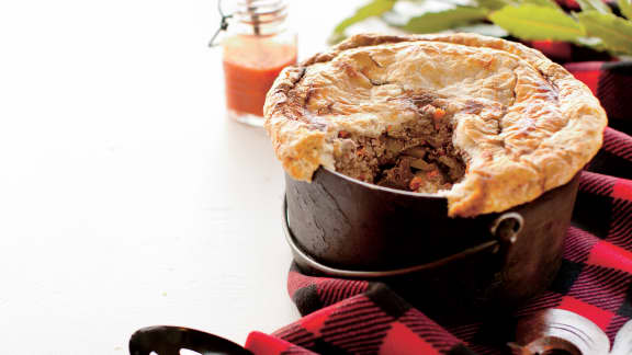 Recette de tourtière aux 3 viandes