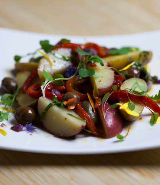 Salade de pommes de terre méditerranéenne