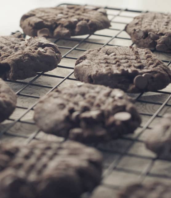 Biscuits au chocolat végétaliens