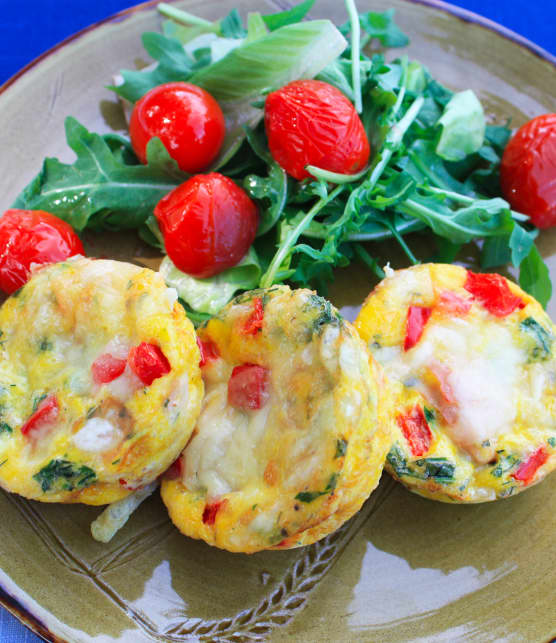 Mini-quiches en muffins