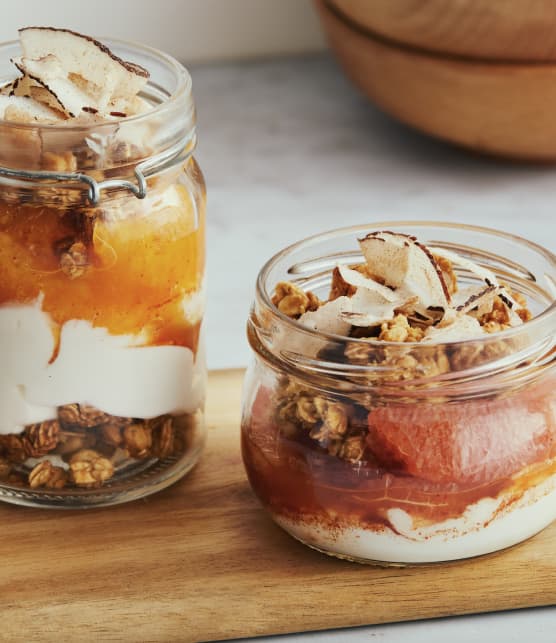 Parfaits de yogourt aux agrumes épicés