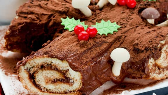 Bûche de Noël traditionnelle