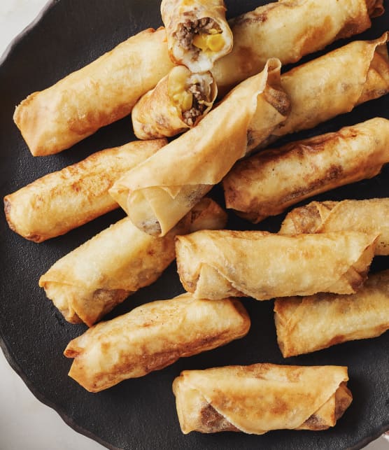 Rouleaux impériaux au pâté chinois