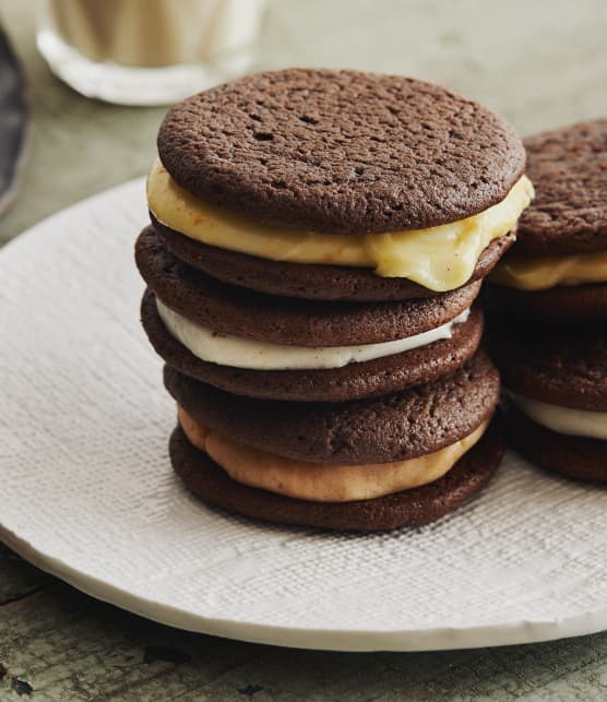 Biscuits au chocolat & à la crème