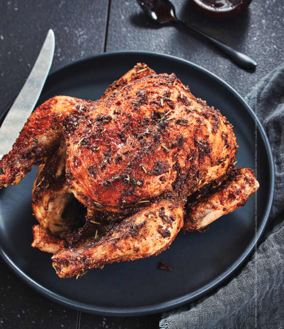 Poulet entier aux 5 épices et au sumac