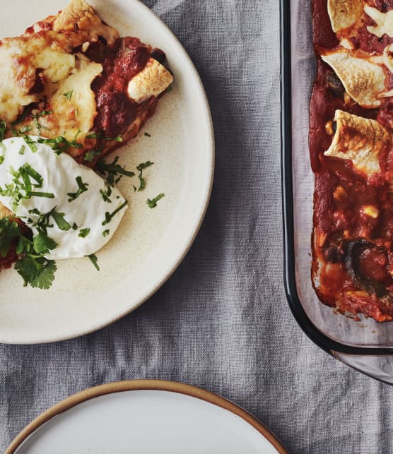 Enchiladas au steak