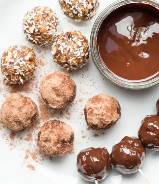 Boules d’énergie choco-amande