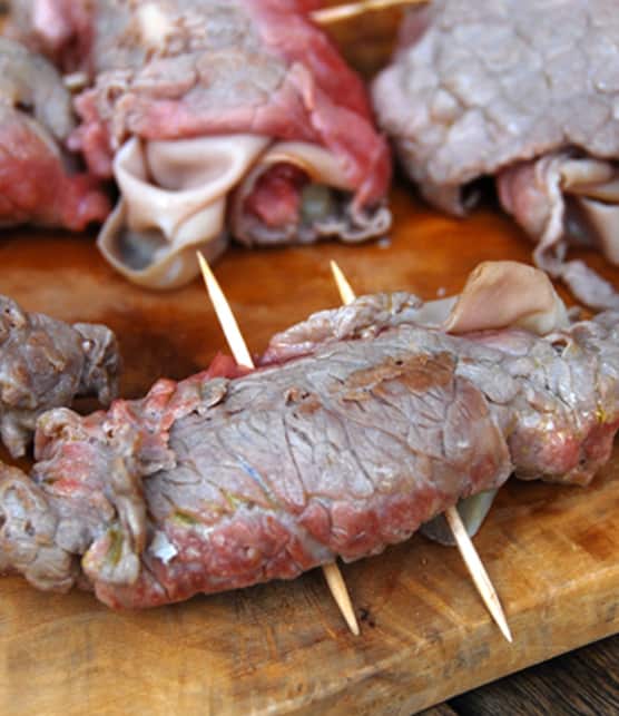 petits rouleaux de carpaccio (Involtini de carpaccio)
