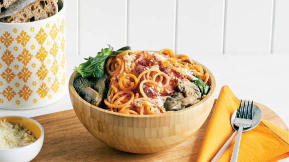 TOP : 5 recettes de spaghettis de légumes