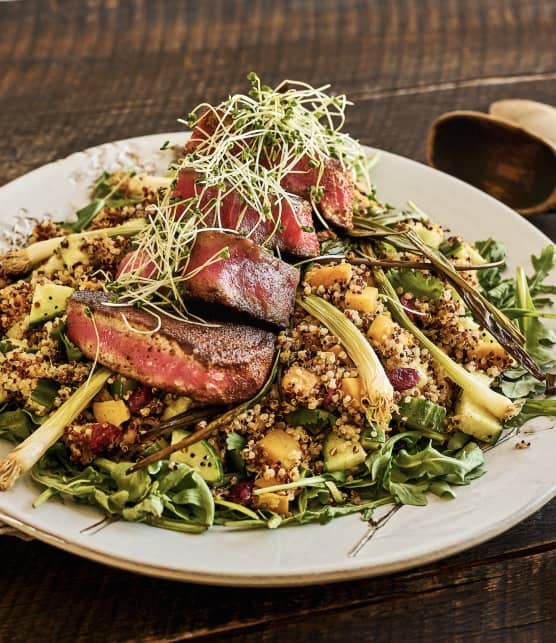 Salade de quinoa & tataki de thon