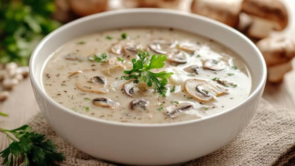 Crème de champignons (la meilleure)
