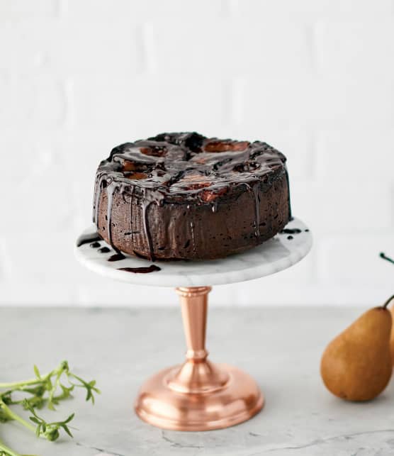 Gâteau aux poires et au chocolat